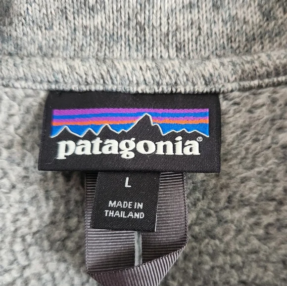 Patagonia Gray Better Sweater Shirt Jacket. Size Large - Picture 2 of 3
